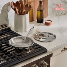 All-Clad D3 Stainless 3-Ply 8-Inch Fry Pan Skillet Cookware w/ Lid