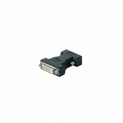 Ligawo 6517048 DVI-D Adapter 24+1 - Stecker auf Buchse - DVI Verlängerung, schwa