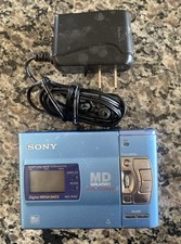 Vintage Sony MZ-R50 MD Walkman Portable MiniDisc Recorder Player Blue MDLP