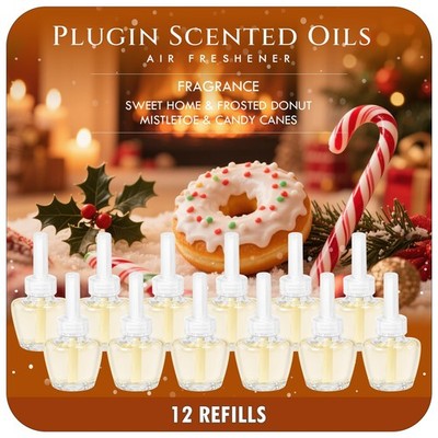 Fragrance Oil Bottle Set, 12x19ML Electric Air Freshener Sweet Home, Sugar...
