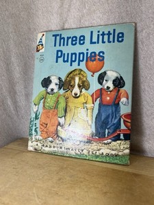 Three Little Puppies Rand McNally Hardcover Book