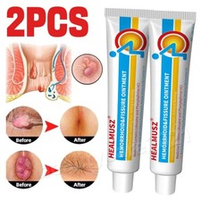 2X Hämorrhoiden Gel, Hämorrhoiden Salbe gegen Juckreiz, Anal Blut Riss Behandlun