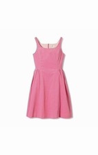 NWT Isaac Mizrahi for Target Sleeveless Corduroy Dress Bubble Gum Pink M
