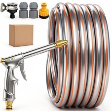 Heavy Duty Garden Hose Pipe Reinforced Anti-kink Waterpipe +High Pressure Sets