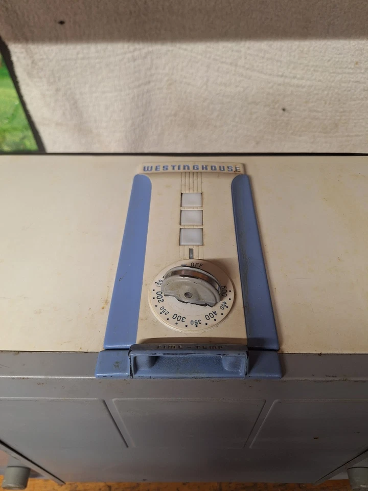Horno tostador vintage Westinghouse RD-414 pavo doble eléctrico EE. UU. MCM Foto 3 de 4