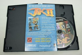 Jak 2 II PS2 CIB Sony PlayStation 2 2003 Black Label Complete with Manual Tested