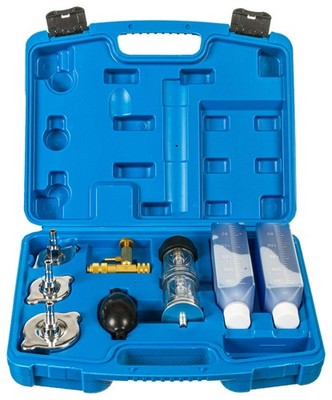 Head Gasket Tester Kit - Combustion Leak Detection with CO2 Liquid & Box