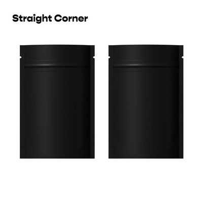 #ad 100 Matte Black Food Safe Mylar Foil Favor Treat Bags Resealable Snack Pouches $111.99