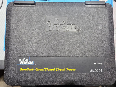 Ideal SureTest 61-956 Open/Closed Circuit Tracer Kit TR-958 RC-958 Case Tested