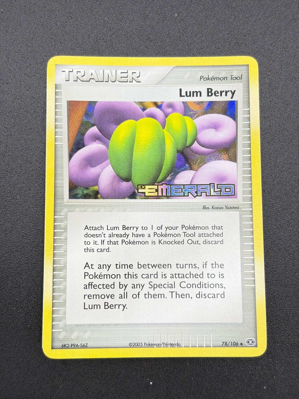LUM BERRY NM/M 78/106 UNCOMMON EMERALD POKEMON REVERSE HOLO