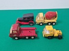 Job Lot de 4 x TONKA acier pressé voiture camion camionnette et camion ciment
