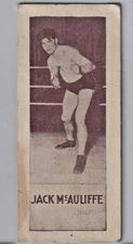 1923 WILLARD CHOCOLATE V137 JACK McAULIFFE BOXING BOXING WORLD'S CHAMP FREE SHIP