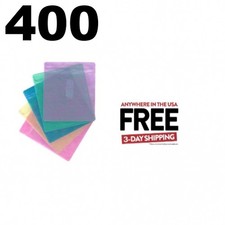 400 CD Double-sided Plastic Sleeve Assorted Color  1-3 DAY