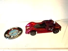 Vintage Hot Wheels Redline Chaparral 2G 1969 USA Magenta w/ Metal Button VG