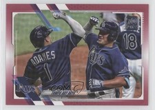 2021 Topps Mother's Day Hot Pink 41/50 Tampa Bay Rays #222 rf2