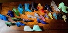25 Vintage Westmoreland Mosser Fenton Kanawha Glass Slipper Shoes Mini & Regular