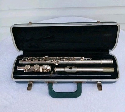 Bundy Selmer Silver Tone Flute 167499 In Hard Case Instrument Band