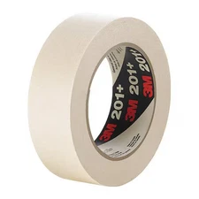 3M 64741 Masking Tape, 36 Mm W X 55 M L, 4.4 Mil Thick, Tan, Rubber Adhesive,