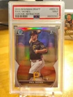 PAUL SKENES 2023 BOWMAN DRAFT CHROME REFRACTOR RC #BDC14 PSA 9 MINT! PIRATES MLB