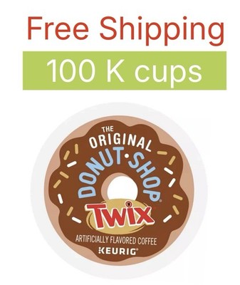 The Original Donut Shop Twix  Coffee K-Cup Pods, 100  K-Cup Loose/ Bulk