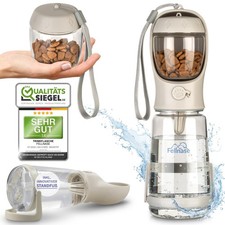 TrinkflascheHundetrinkflas für Unterwegs 550ml Samtgrau Hundetrinkflasche B-Ware