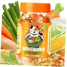 Dehydrated Dried Vegetables Ramen Toppings - 6.35oz Natural Mixed Vegetable 