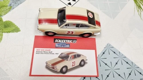 SCALEXTRIC SEAT 850 COUPE RALLIES OF SPAIN ALTAYA LIMITED NEW CERTIFIED