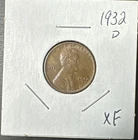1932-D Lincoln Wheat Cent Extremely Fine XF Coin