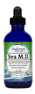 Anderson Sea M.D. Concentrated Trace Mineral Drops, Ionic Electrolyte Magnesi...