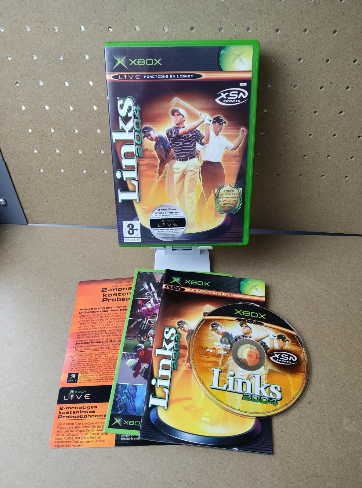 Links 2004 Jeu Microsoft Xbox 1er Génération Xbox 1