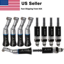Dental low slow speed handpiece contra angle/air motor 4Hole nsk style black MD