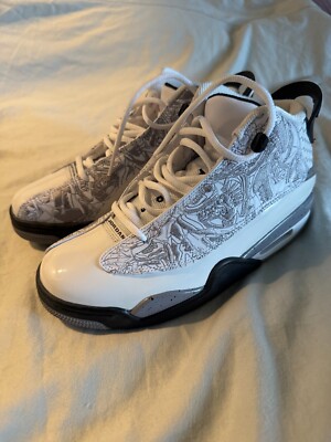 Size 6Y (GS) - 2020 Air Jordan Dub Zero White Cement, Used