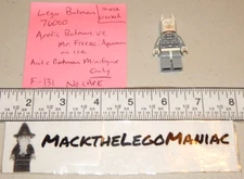 Lego Batman 76000 Arctic Batman Minifigure Only Mask Cracked No Cape SH047