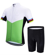 HERREN RADTRIKOT SET TRIKOT HOSE KURZARM RADHOSE SITZPOLSTER FAHRRAD RAD