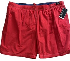 NWT Rountree  Yorke 3XB Men  s Red Swim Trunks Elastic Drawstring Waist. Pockets