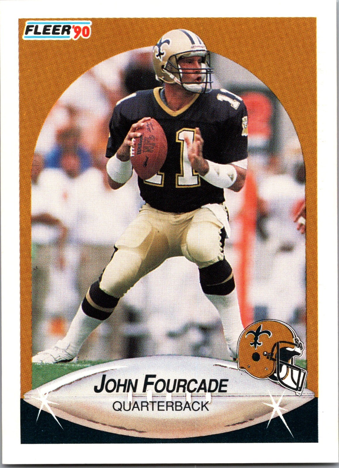 1990 Fleer - #186 John Fourcade