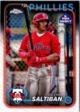 2024 Topps Pro Debut - Chrome Devin Saltiban #PDC-179 (RC)