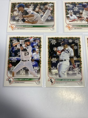 2022 Topps Holiday SP Lot of 11 Judge Alonso Greene Tatis Yelich +++ - Picture 4 of 24