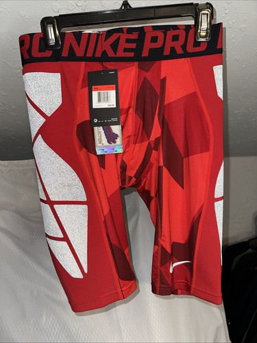 NIKE PRO COMBAT COMPRESSION SHORTS ADULTS SIZES RED L NWT’s