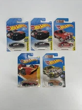 LOT OF 5 Hot Wheels Assorted Cars Danicar, Stockar Mustang GT, Escort RS1600