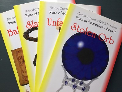Nums of Shoreview: Altered Creatures Epic Fantasy Adventures Lot, Books 1-4