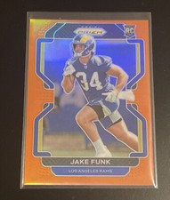 2021 Panini Orange Prizm #402 Jake Funk Los Angeles Rams RC Rookie 232/249