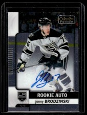 2017-18 O-Pee-Chee Platinum Rookie Autographs Jonny Brodzinski RC Auto Los