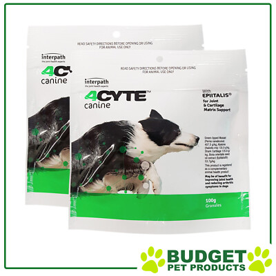 4CYTE Canine Joint Support For Dogs 2 x 100gm | eBay Australia