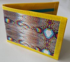Techno Skin Snake Skin Look Bi-Fold Duct Tape Wallet Duck