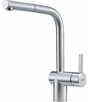 Franke Niederdruck Armatur Atlas Neo Window Edelstahl Mit Zugauslauf / Einheb...