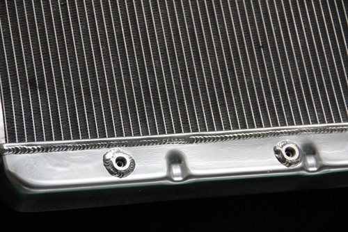 KKS5559 3 Row AluminumRadiator For 55-59 Chevy 3B 3C 3D Truck GMC 100 150 Pickup - Foto 5 di 7