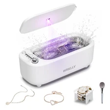Ultrasonic Jewelry Cleaner, 50KHz 14oz Professional Ultrasonic Cleaner Machin...