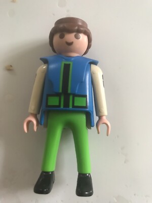 Figurine Playmobil – Pilote D’hélicoptère De La Série Forêt (X379) – Réf. 3220 – Occasion