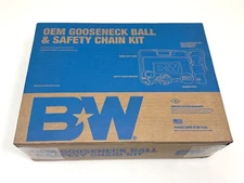 B&W Trailer Hitches Gooseneck Trailer Hitch Ball - OEM Ball and Safety Chain Kit